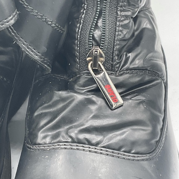 “OLANG” WITH INTEGRATED ICE GRIPS  Black Winter Ankle Boot. - Picture 11 of 15